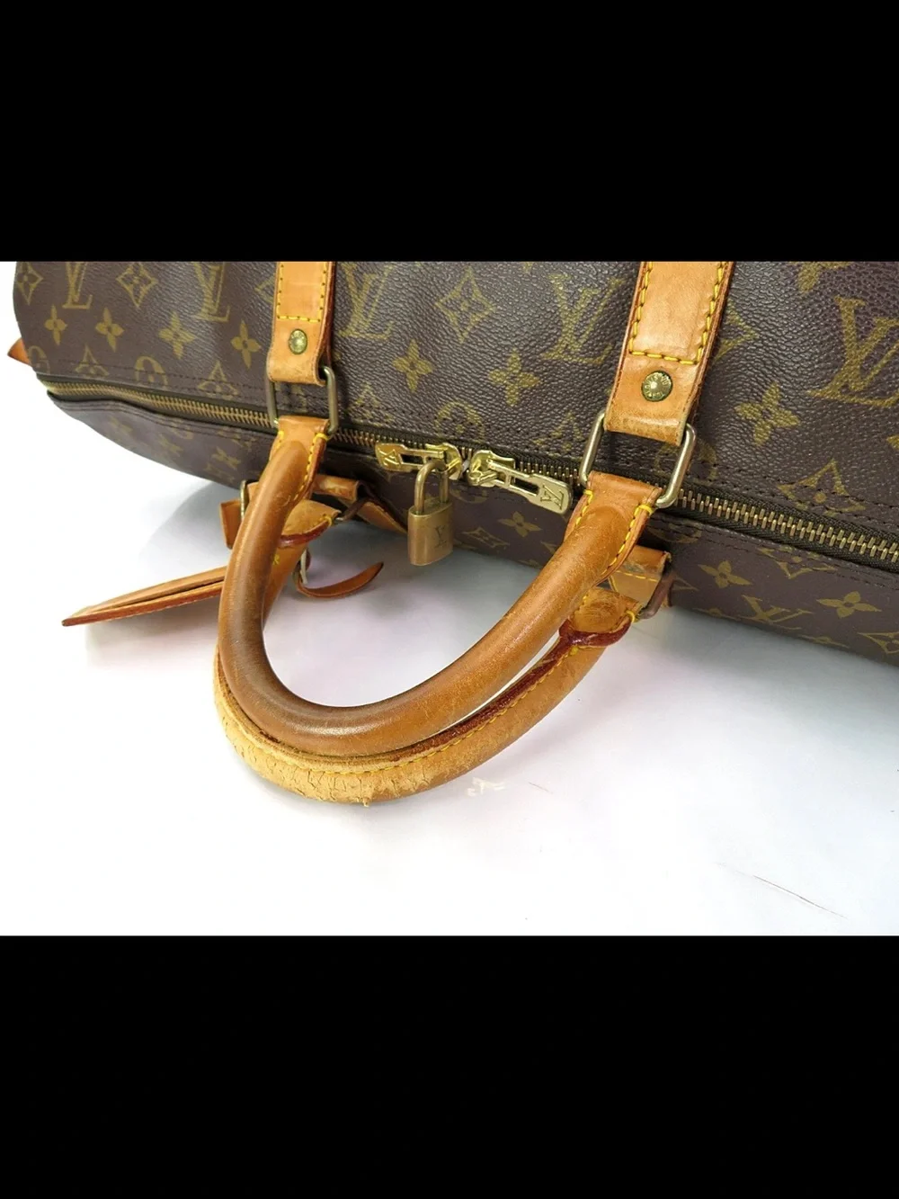 Louis Vuitton Monogram Canvas Duffel with Vachetta Trim